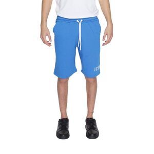Icon Blue Cotton Bermuda Men's Shorts